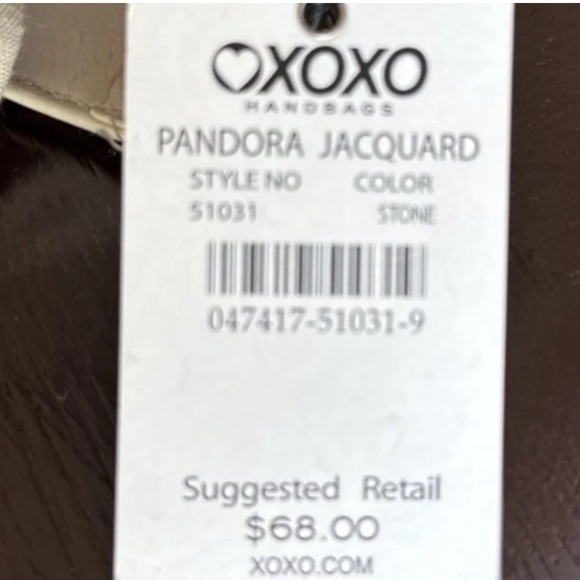 XOXO Pandora Jacquard Ladies Purse, NWT - Picture 5 of 5
